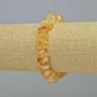 Citrine natural stone chip bracelet, diameter 11.5x4 mm ± (stretch), length 18 cm+