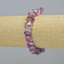 Bracelet with phosphosiderite natural stone chip, diameter 11×3 mm ± (stretch), length 18 cm+