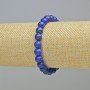 Lapis Lazuli Bracelet (Imitation) Smooth Bead, 8mm Diameter +/- (Stretch), Length 18cm+