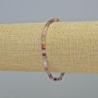 Tourmaline Bracelet with Natural Stone – Faceted Cube Beads, 3 mm Diameter ± (Stretch), Length 18 cm+