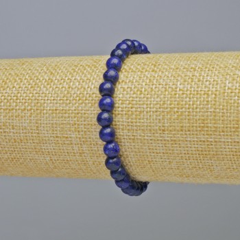 Bracelet Azurite (Imitation) Smooth beads, diameter 6.5 mm ± (stretch), length 18 cm+