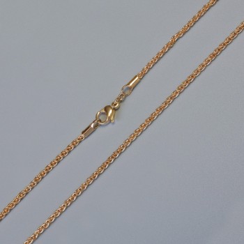 Xuping Chain with 18K Gold Plating, 1.9 mm Thick, 60 cm Length