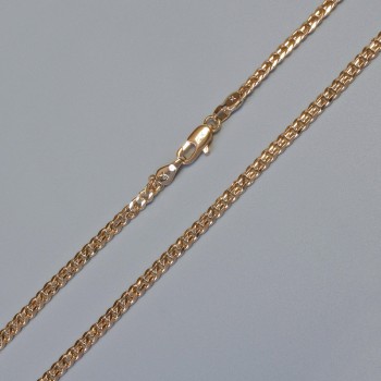 Xuping Chain with 18K Gold Plating, 3 mm Thick, 45 cm Length