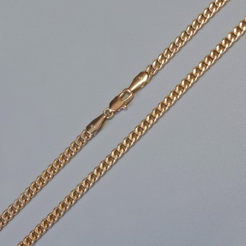 Xuping Chain with 18K Gold Plating, 3.5 mm Thick, 45 cm Length
