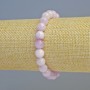 Kunzite imitation bracelet - smooth beads, 8 mm diameter ± (stretch), length 18 cm+
