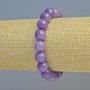 Lepidolite Bracelet (pressed) smooth bead, diameter 10.5 mm ± (stretch), length 18 cm+