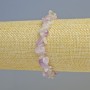 Lavender Amethyst Bracelet, natural stone chip, diameter 8x4 mm +/- (stretch), length 18 cm
