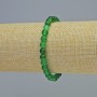 Chrysoprase bracelet with smooth round beads, 6 mm diameter ± (stretch), length 18 cm+