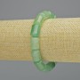 Nephrite bracelet, natural stone cylindrical beads, diameter 10x14 mm, ± (stretch), length 18 cm+