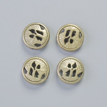 Hematite Bead in Matte Light-Golden Color, Diameter 12x4.5 mm ± (4 pcs)