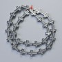 Hematite Beads 'Cross', diameter 10x14, 5x4mm +/-, length 41cm +/- on thread