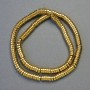 Hematite Rondelle Beads, Dark Gold Color, 6x2 mm, 42 cm Strand