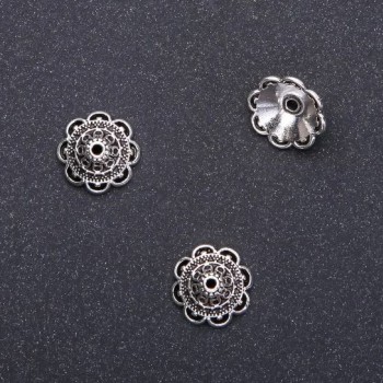 End Cap, size 14x6 mm, inner diameter 1.5 mm, packaging 20 g, 16 pcs (+-))