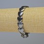 Hematite Heart Bracelet, Black