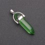 Pendant 'Green Hexagon' made of natural stone