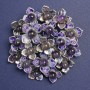 Brooch pendant 'Flowers with Amethyst'