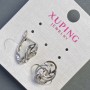 Xuping Rhodium Earrings 15x10mm