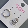 Xuping Rhodium Earrings 15x6 mm