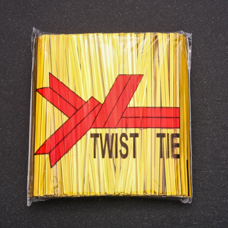 Gold-colored 10 cm jewelry fastener, 800 pcs per pack