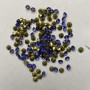 Blue rhinestones, 3 mm diameter (±), pack approx. 4 g (±)