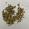Yellow rhinestones, 3 mm diameter (±), 4 g package (±)