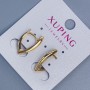 Xuping Earrings 19x2.5 mm - 18K Gold Plating