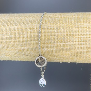 Xuping Rhodium Bracelet, length 21 cm, thickness 1.6 mm+