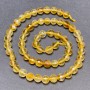 Citrine Beads on Thread, Faceted Round Beads, 6 mm Diameter, 37 cm Length
