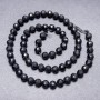 Tourmaline Beads on Thread, Faceted Round Beads, 6 mm Diameter ±, 39 cm Length ±