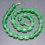 Beads Jade (Imitation) on a Thread, Faceted, 10×7 mm diameter, length 38 cm ±