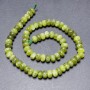 Jadeite Rondelle Beads on a Thread, Diameter 8x5 mm, Length 38 cm