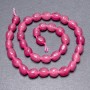 Faceted Tourmaline Beads on Thread, 10x8 mm diameter, 38 cm length