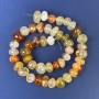 Carnelian Beads, Faceted 11x9mm+- on Thread, Length 40cm+