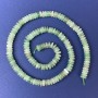 Nephrite Rondelle Beads 6x2mm on a Thread, Length 38 cm+