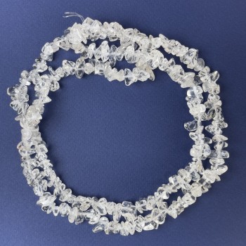 Rock Crystal Nugget Beads 7-15x3-6mm +/- on a thread, length 78 cm+