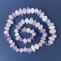 Amethyst Beads, Tumbled 10–13×6 mm on a thread, length 40 cm+