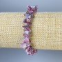 Tourmaline chip bracelet, diameter 10x2 mm, length 18 mm, stretch