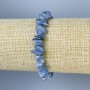 Kyanite Chip Bracelet, 8x3 mm diameter, 18 mm length, stretch base
