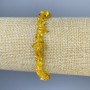 Amber Chip Bracelet, 7x4 mm diameter, 18 mm length, stretch
