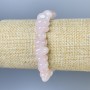 Pink Quartz Tumbled Bead Bracelet, bead size 10–12×8 mm, length 18 mm ±, stretch