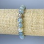 Calcite Bracelet with Smooth Beads, 8 mm Diameter, 18 mm Length, Stretch