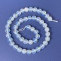 Moonstone Beads, Faceted Ball, 8mm Diameter, 36cm Length on Thread
