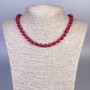 Tourmaline Necklace (Imitation) Faceted Bead, 8mm diameter, approx. 50 cm length with clasp