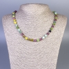 Tourmaline Necklace, Smooth Beads, 6mm Diameter, 45cm Length, with Clasp