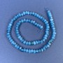 Apatite Rondelle Beads 6x4 mm on Thread, Length 37 cm