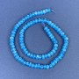 Apatite rondelle beads 6x4mm on thread, length 38cm+