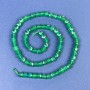 Chrysoprase Beads Faceted Cube 5x5mm +/- on Thread, Length 38cm+