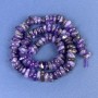 Amethyst chip beads, 10x4 mm, on a strand, length approximately 40 cm