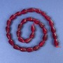 Tourmaline drop beads 12x8-4mm+ on a thread, length 38 cm+
