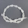 Rock Crystal Beads - Teardrop, Natural Stone, Diameter 19x10 mm ±, Hole Diameter 1 mm ±, Length 42 cm ±